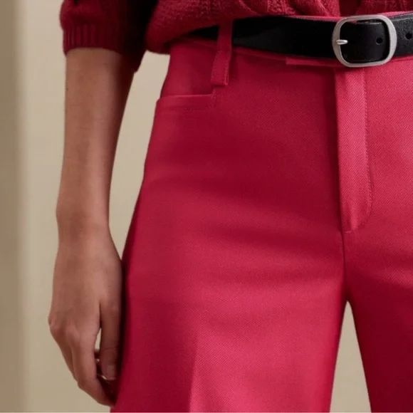 Banana Republic LIDO ITALIAN WOOL WIDE-LEG pants, NWT, size 14 - Picture 3 of 8